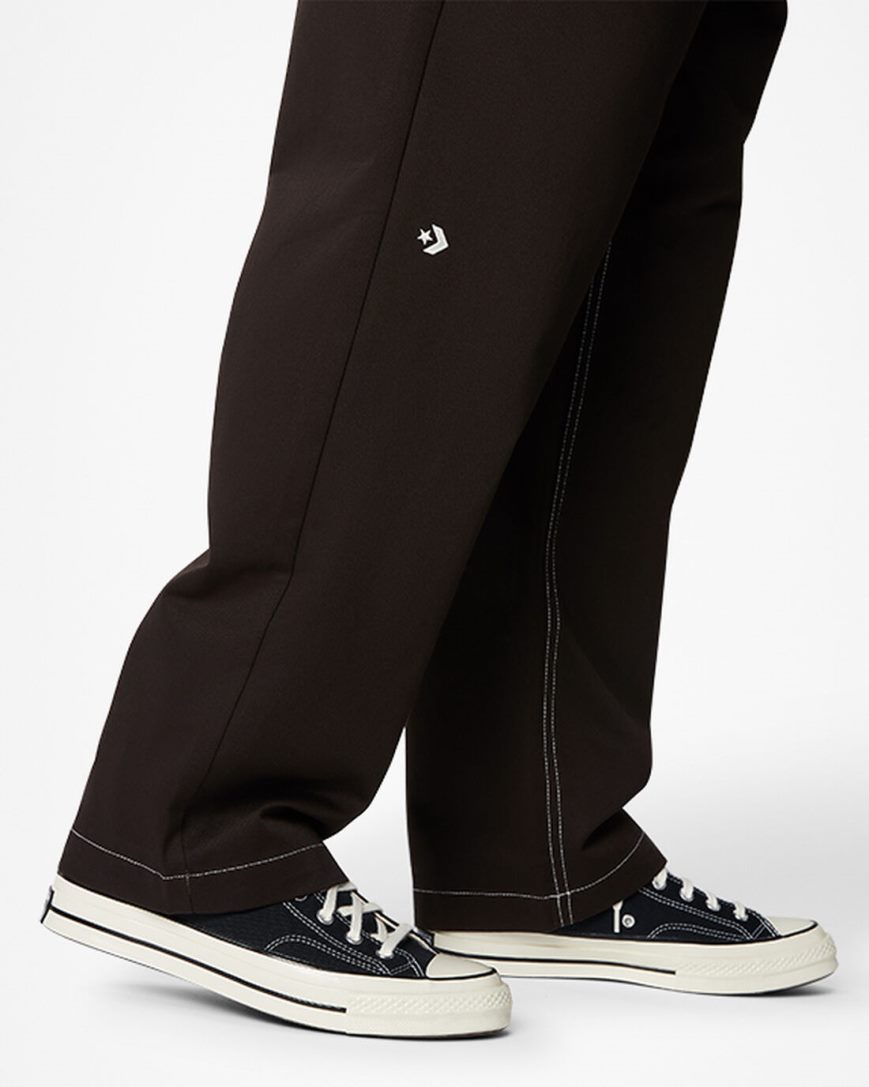 Men's Converse Five Pocket Pants Brown | AU 9E651Y